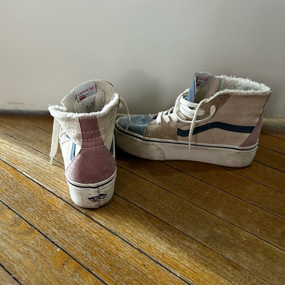 Color-Block High Top Platform Vans - Picture 4 of 5